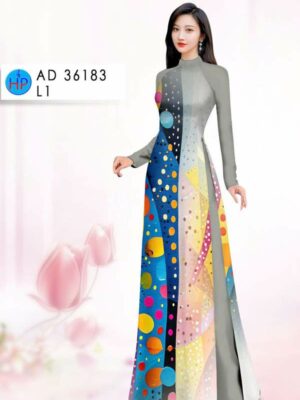 Vải Áo Dài Hoa Văn AD 36183