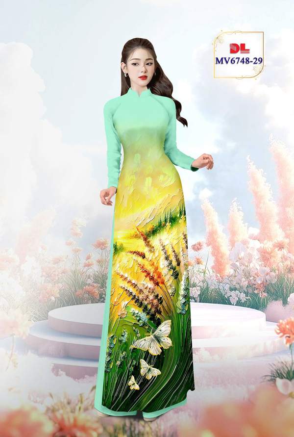 Vải Áo Dài Vai ao dai dep AD