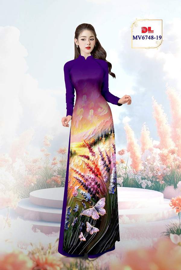 Vải Áo Dài Vai ao dai dep AD