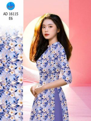 Vải Áo Dài Hoa Đều AD 16115
