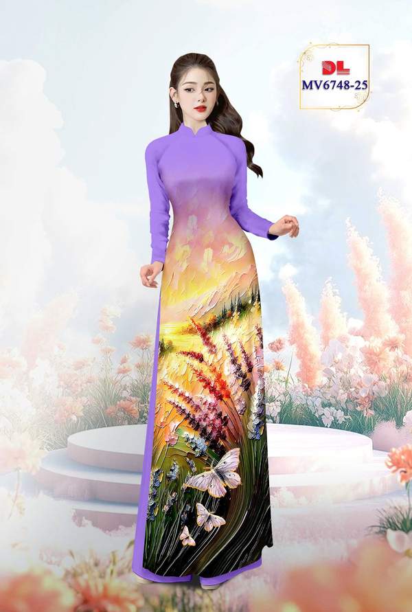 Vải Áo Dài Vai ao dai dep AD