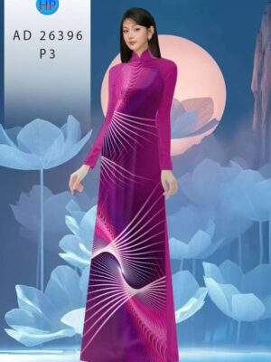 Vải Áo Dài Hoa Văn AD 26396