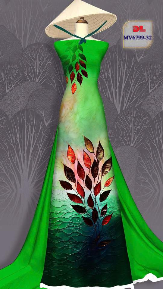 Vải Áo Dài Vai ao dai dep AD