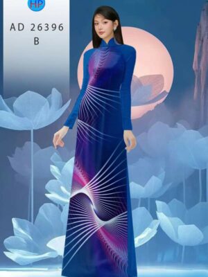 Vải Áo Dài Hoa Văn AD 26396