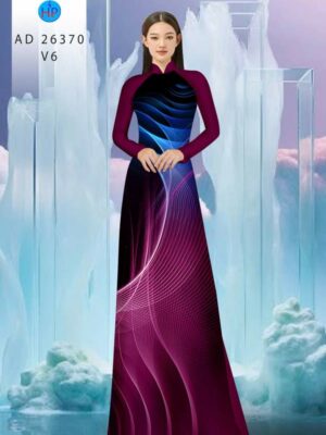 Vải Áo Dài Hoa Văn AD 26370