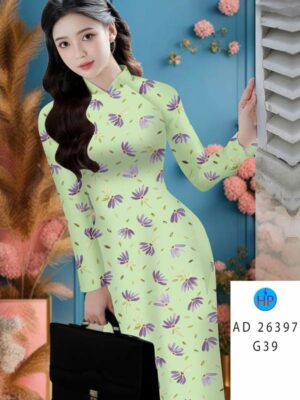 Vải Áo Dài Hoa Đều AD 26397