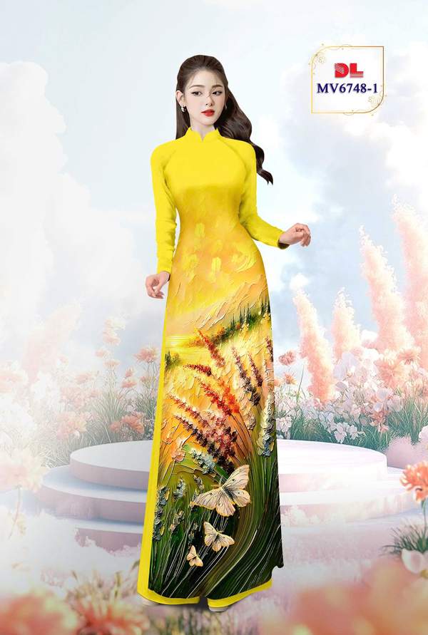 Vải Áo Dài Vai ao dai dep AD