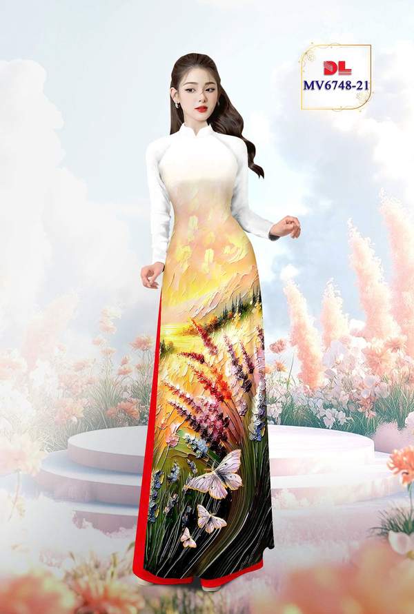 Vải Áo Dài Vai ao dai dep AD