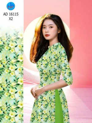 Vải Áo Dài Hoa Đều AD 16115