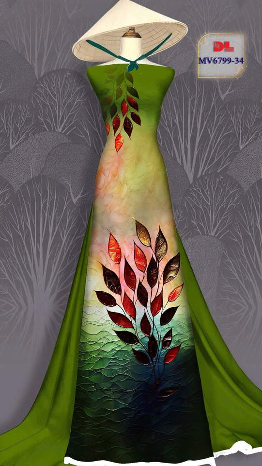 Vải Áo Dài Vai ao dai dep AD