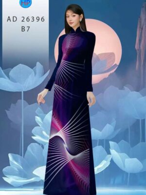 Vải Áo Dài Hoa Văn AD 26396