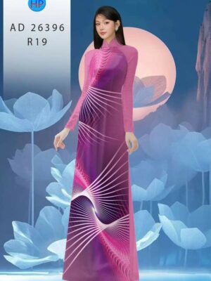 Vải Áo Dài Hoa Văn AD 26396