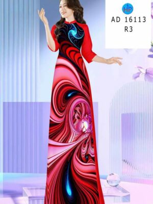 Vải Áo Dài Hoa Văn AD 16113