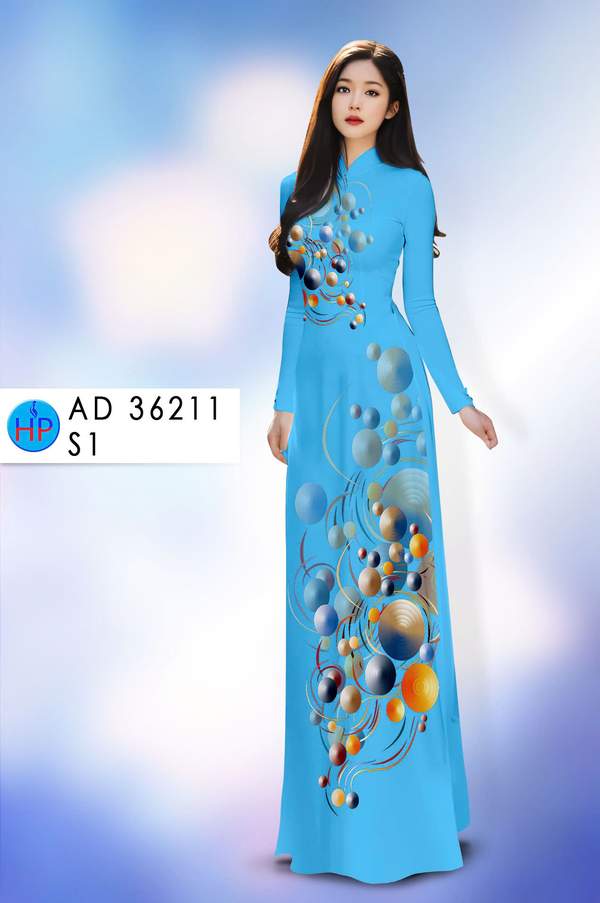 Vải Áo Dài Hoa Văn AD 36211