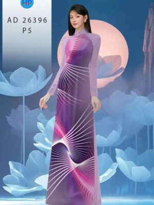 Vải Áo Dài Hoa Văn AD 26396