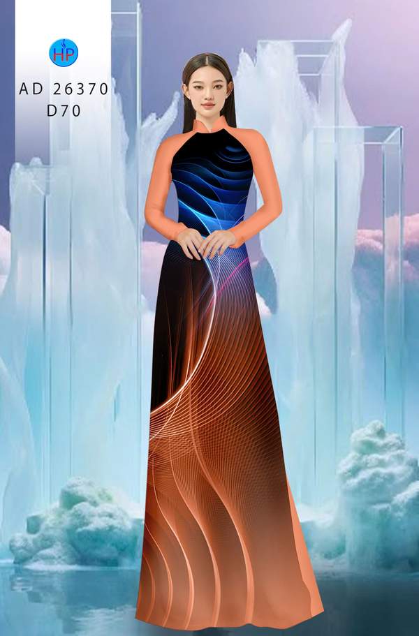 Vải Áo Dài Hoa Văn AD 26370