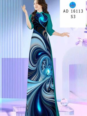 Vải Áo Dài Hoa Văn AD 16113