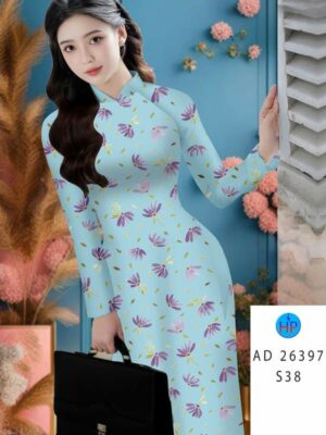 Vải Áo Dài Hoa Đều AD 26397