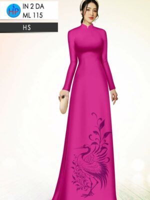 Vải Áo Dài Chim Hạc AD ML115