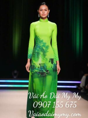 Vải Áo Dài Vai ao dai dep AD