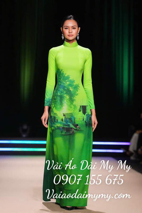 Vải Áo Dài Vai ao dai dep AD
