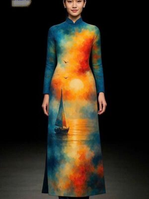 Vải Áo Dài Vai ao dai dep AD