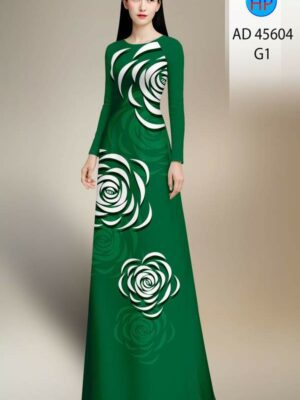 Vải Áo Dài Hoa Văn AD 45604