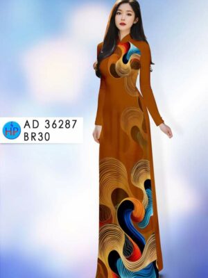 Vải Áo Dài Hoa Văn AD 36287