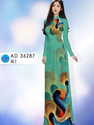 Vải Áo Dài Hoa Văn AD 36287