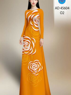 Vải Áo Dài Hoa Văn AD 45604