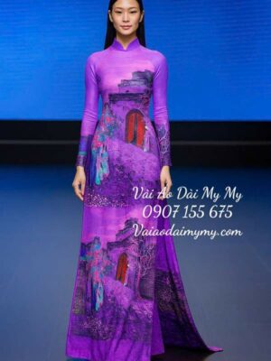 Vải Áo Dài Vai ao dai dep AD