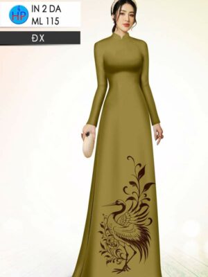 Vải Áo Dài Chim Hạc AD ML115