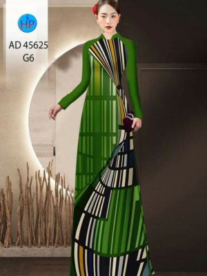 Vải Áo Dài Hoa Văn AD 45625