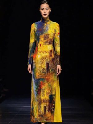 Vải Áo Dài Vai ao dai dep AD