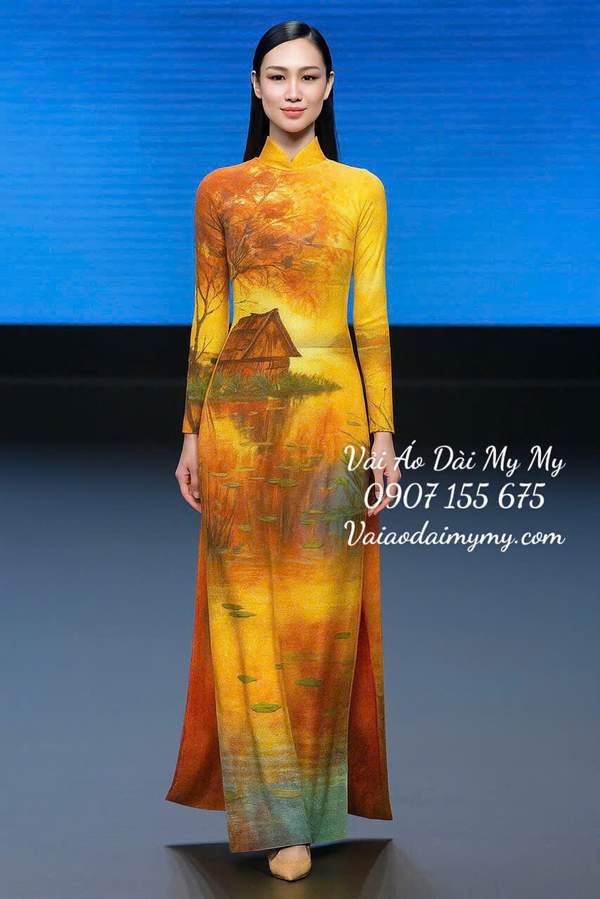 Vải Áo Dài Vai ao dai dep AD