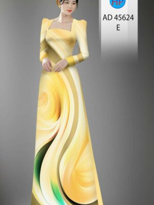 Vải Áo Dài Hoa Văn AD 45624