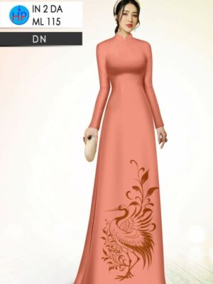 Vải Áo Dài Chim Hạc AD ML115