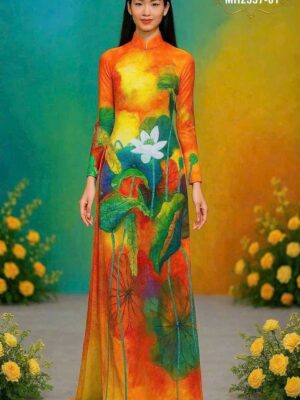 Vải Áo Dài Vai ao dai dep AD