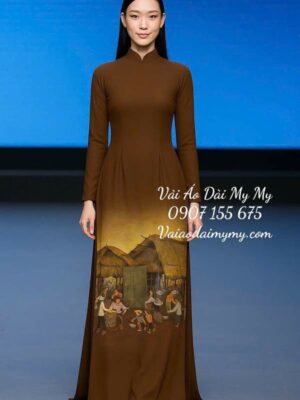 Vải Áo Dài Vai ao dai dep AD