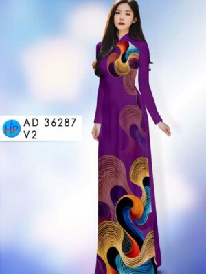Vải Áo Dài Hoa Văn AD 36287