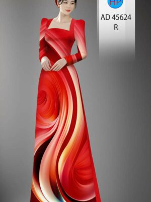 Vải Áo Dài Hoa Văn AD 45624