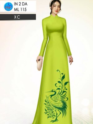 Vải Áo Dài Chim Hạc AD ML115