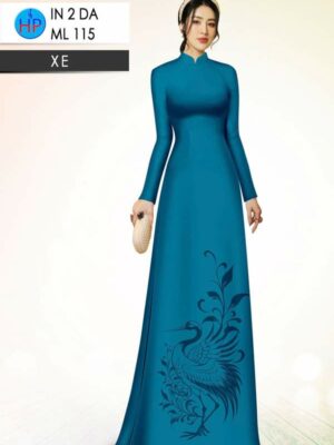Vải Áo Dài Chim Hạc AD ML115