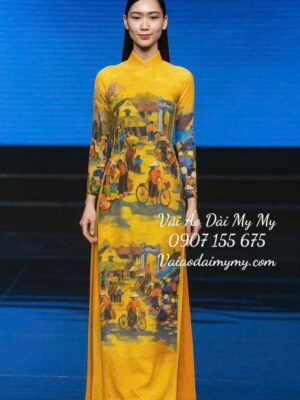 Vải Áo Dài Vai ao dai dep AD