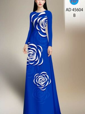 Vải Áo Dài Hoa Văn AD 45604