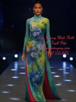 Vải Áo Dài Vai ao dai dep AD