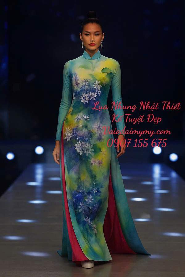 Vải Áo Dài Vai ao dai dep AD