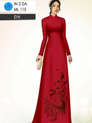 Vải Áo Dài Chim Hạc AD ML115