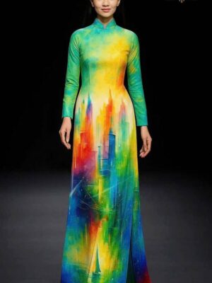 Vải Áo Dài Vai ao dai dep AD