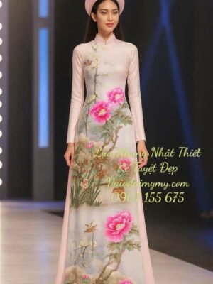 Vải Áo Dài Vai ao dai dep AD